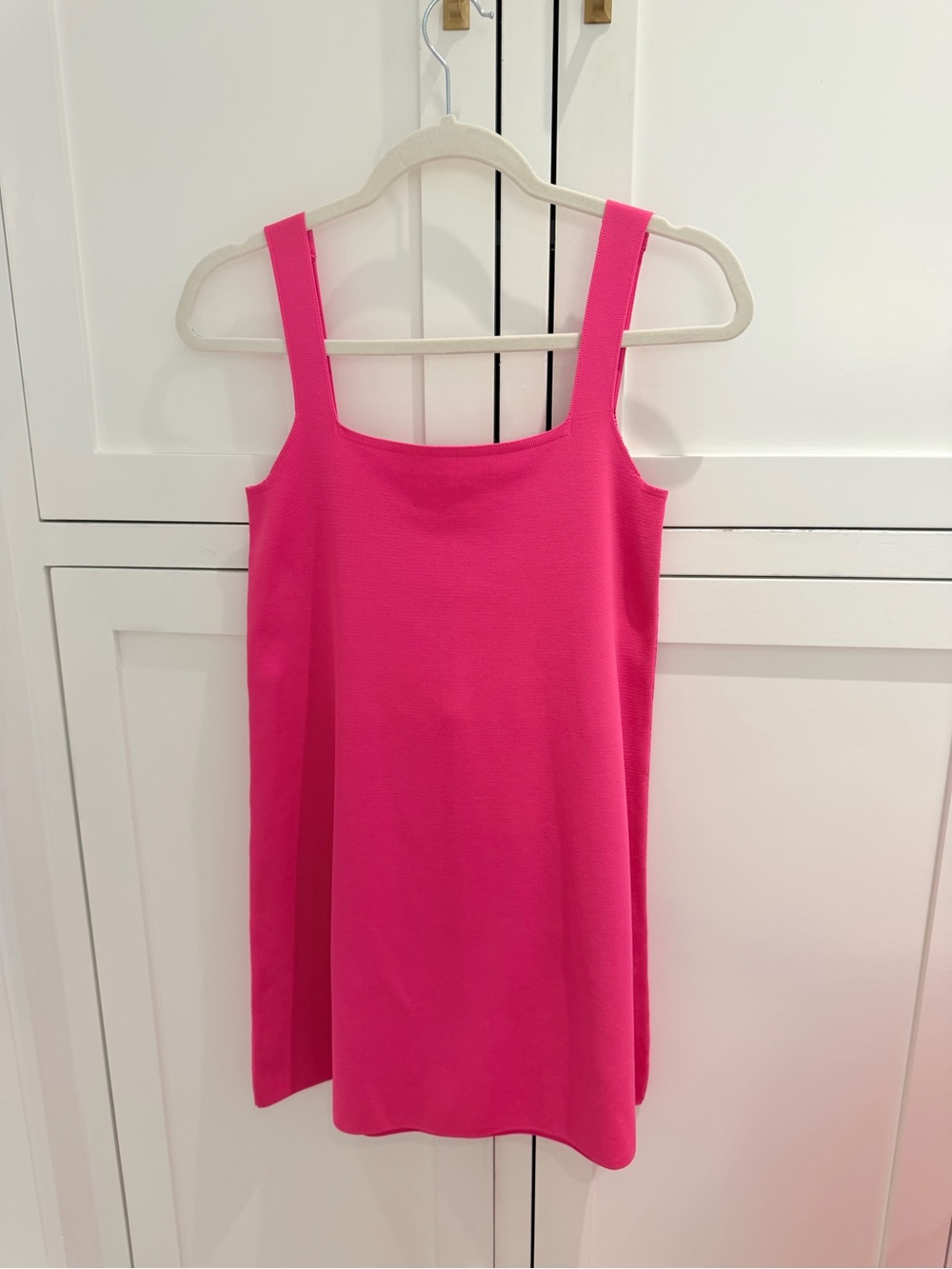 Zara Knit Pink Sleeveless Mini Dress